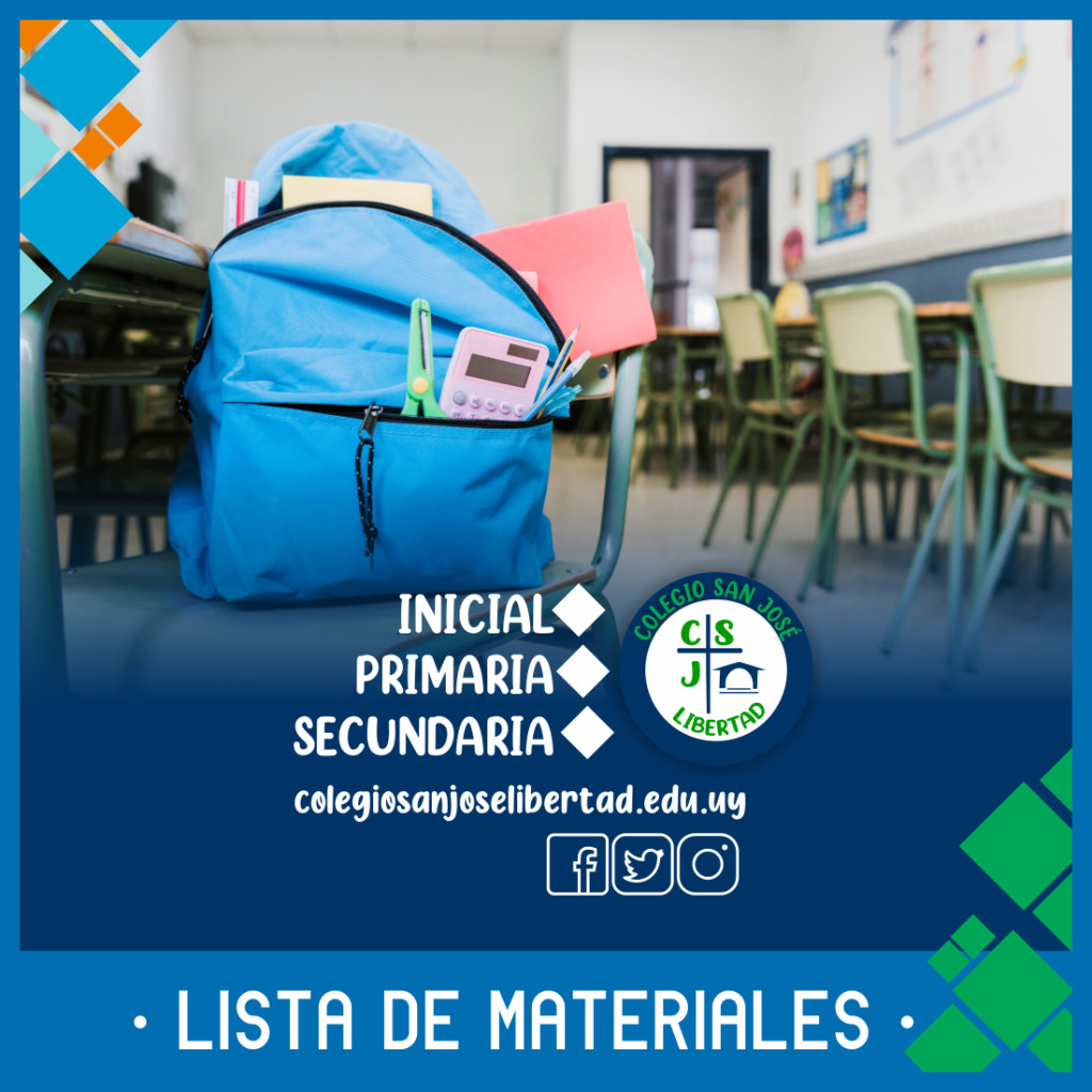 Lista de materiales 2022