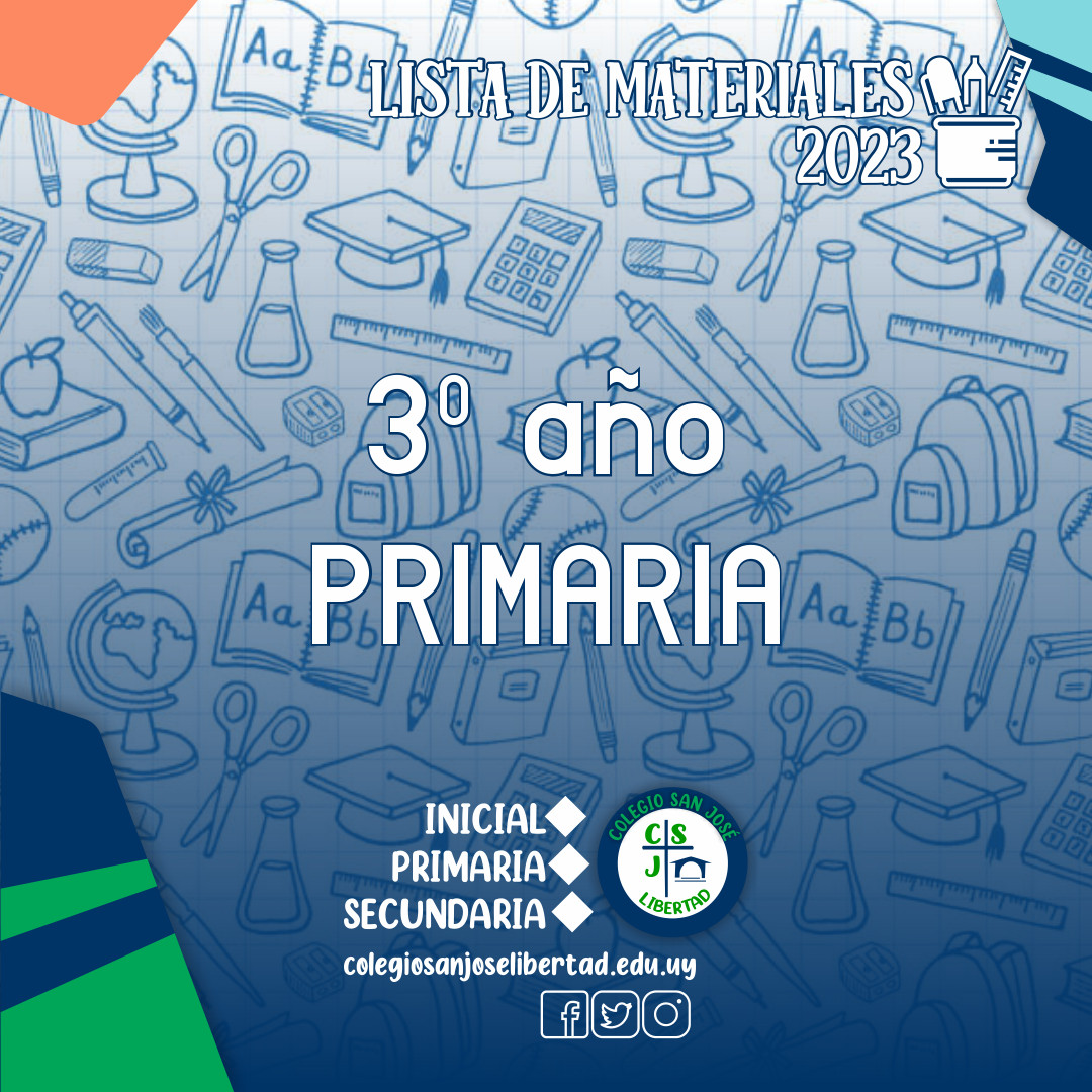 [MATERIALES 2023] 3º año