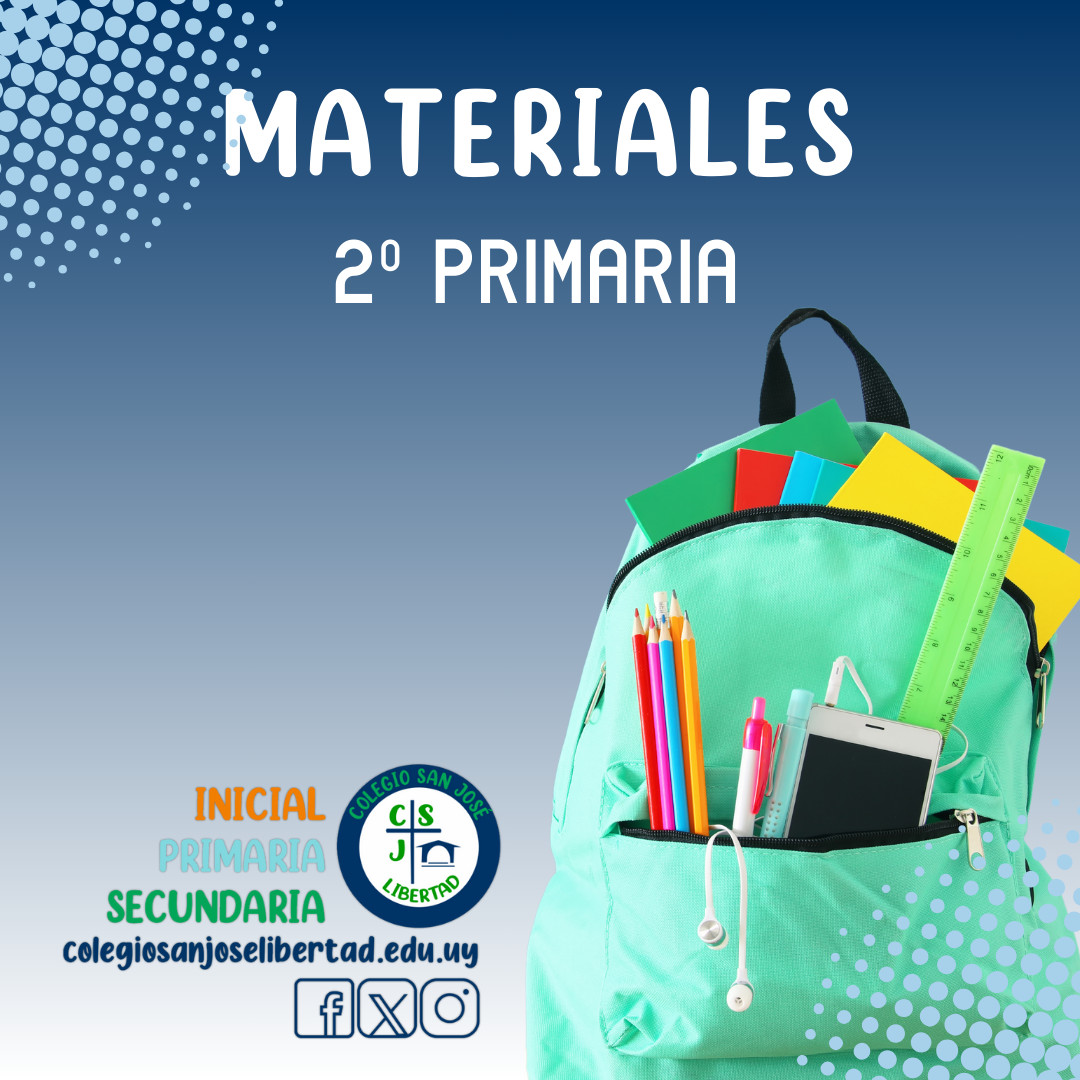 LISTA DE MATERIALES (2º Primaria)